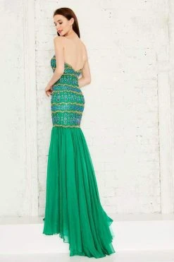 Angela & Alison - 771110 Extravagant Strapless Beaded Sweetheart Mermaid Dress Formal Gowns