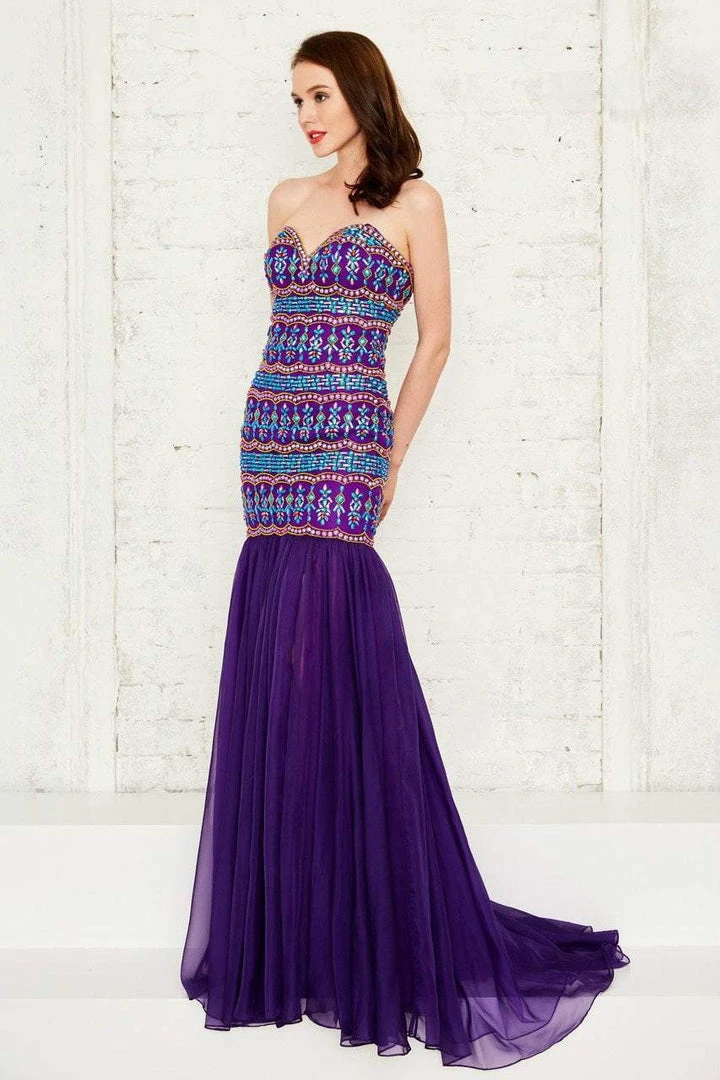 Angela & Alison - 771110 Extravagant Strapless Beaded Sweetheart Mermaid Dress Formal Gowns 5 Angela & Alison - 771110 Extravagant Strapless Beaded Sweetheart Mermaid Dress Formal Gowns