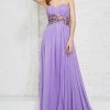 Angela & Alison - 771143 Strapless Multi-colored Embroidered Ruched Sweetheart Chiffon Dress Formal Gowns 2 Angela & Alison - 771143 Strapless Multi-colored Embroidered Ruched Sweetheart Chiffon Dress Formal Gowns