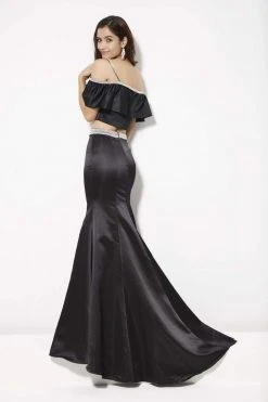 Angela & Alison - 81010 Two-Piece Ruffled Off-Shoulder Trumpet Gown Formal Gowns 13 Angela & Alison - 81010 Two-Piece Ruffled Off-Shoulder Trumpet Gown Formal Gowns