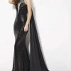 Angela & Alison - 81029 Embellished Fitted Cape Evening Gown Formal Gowns 1 Angela & Alison - 81029 Embellished Fitted Cape Evening Gown Formal Gowns