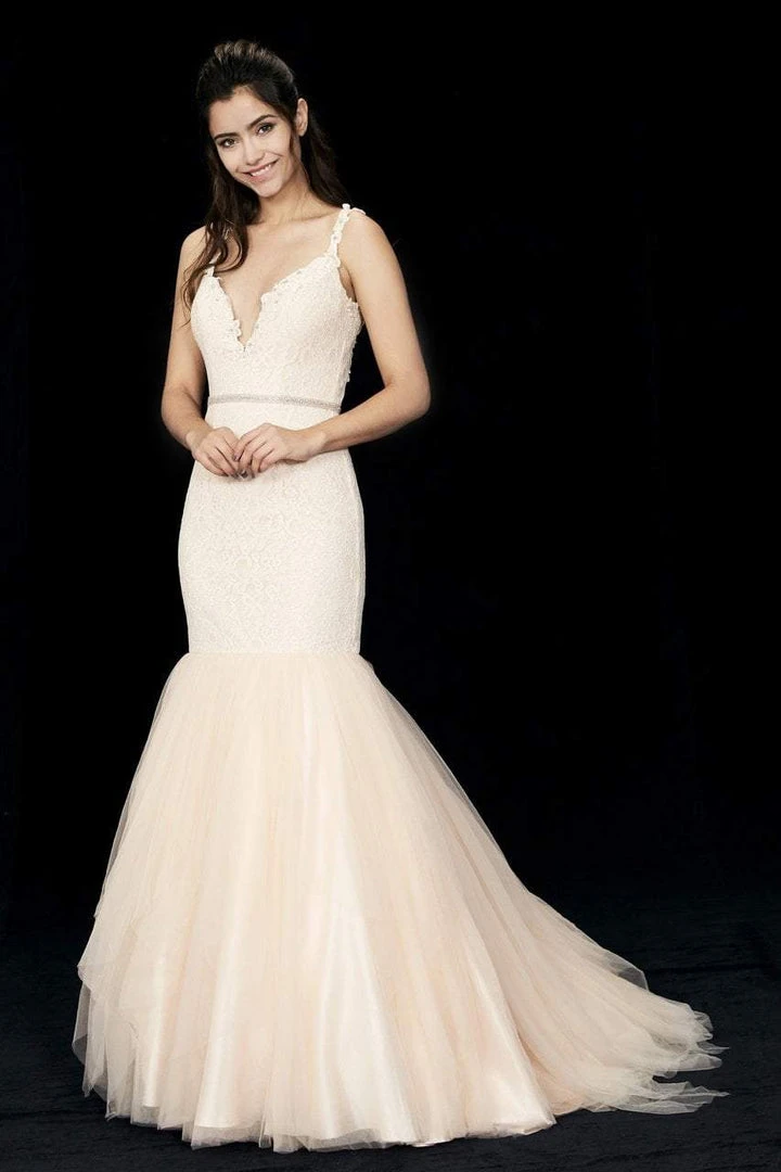 Angela & Alison - 81034 Floral Fitted Mermaid Gown 5 Angela & Alison - 81034 Floral Fitted Mermaid Gown