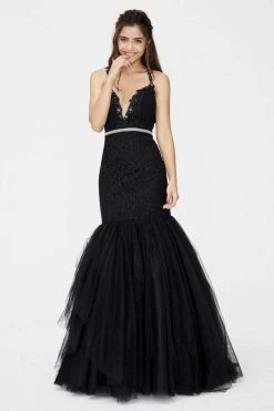 Angela & Alison - 81034 Floral Fitted Mermaid Gown 9 Angela & Alison - 81034 Floral Fitted Mermaid Gown