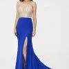 Formal Gowns Angela & Alison - 81060 Bejeweled Deep V-neck Sheath Dress 2 Formal Gowns Angela & Alison - 81060 Bejeweled Deep V-neck Sheath Dress