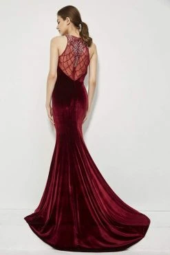 Angela & Alison - 81065 Embellished Illusion Jewel Mermaid Dress 7 Angela & Alison - 81065 Embellished Illusion Jewel Mermaid Dress