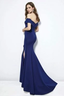 Angela & Alison - 81089 Foldover Off-Shoulder Trumpet Dress Formal Gowns 10 Angela & Alison - 81089 Foldover Off-Shoulder Trumpet Dress Formal Gowns