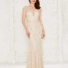 Angela & Alison - 971133 Cap Sleeve Sheer Embellished Evening Gown 2 Angela & Alison - 971133 Cap Sleeve Sheer Embellished Evening Gown