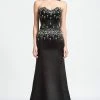 Ashley Lauren - 1009 Rhinestone Beaded Sweetheart Trumpet Dress Formal Gowns