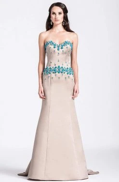 Ashley Lauren - 1009 Rhinestone Beaded Sweetheart Trumpet Dress Formal Gowns