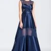Ashley Lauren - 1115 Wrap Silk Evening Dress 1 Ashley Lauren - 1115 Wrap Silk Evening Dress
