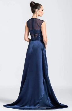 Ashley Lauren - 1115 Wrap Silk Evening Dress