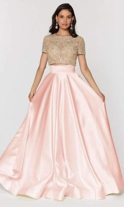 Ashley Lauren - 1251 Beaded Two Piece Ball Gown 14 Ashley Lauren - 1251 Beaded Two Piece Ball Gown