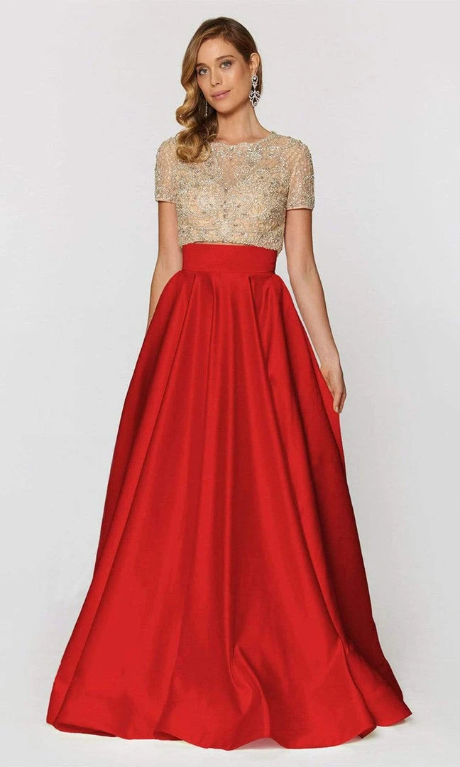 Ashley Lauren - 1251 Beaded Two Piece Ball Gown 6 Ashley Lauren - 1251 Beaded Two Piece Ball Gown