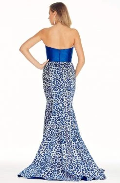 Ashley Lauren - 1267 Leopard Print Evening Dress Formal Gowns