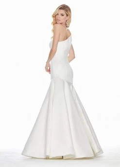Ashley Lauren - 1330 One Shoulder Satin Mermaid Dress 21 Ashley Lauren - 1330 One Shoulder Satin Mermaid Dress