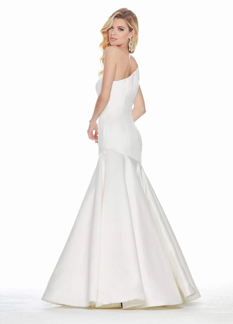Ashley Lauren - 1330 One Shoulder Satin Mermaid Dress 11 Ashley Lauren - 1330 One Shoulder Satin Mermaid Dress
