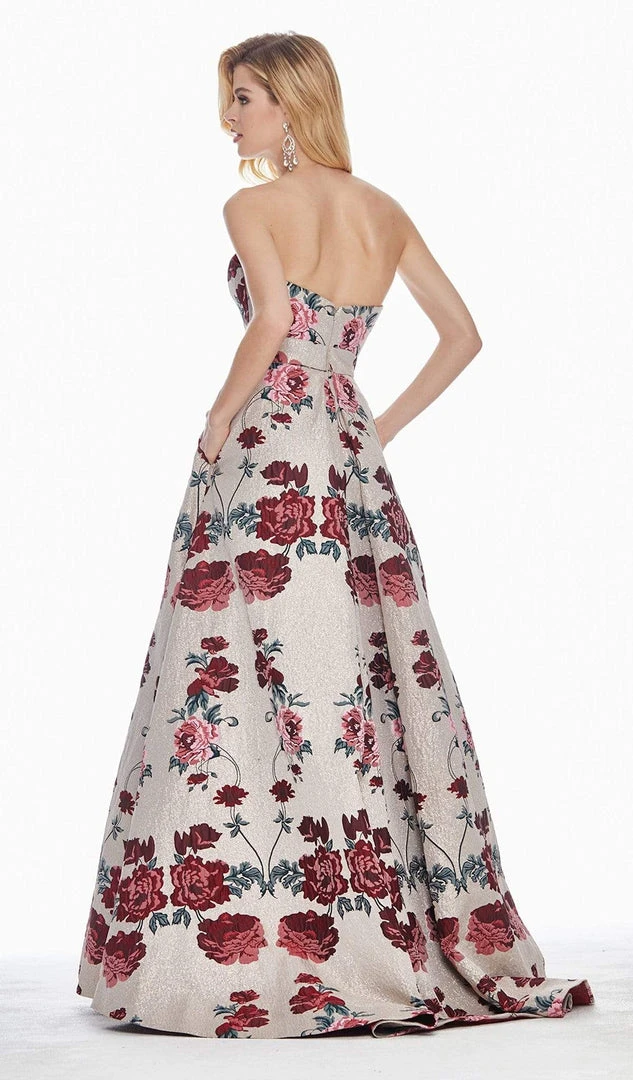 Ashley Lauren - 1371 Embellished Sweetheart Brocade A-line Dress Formal Gowns 4 Ashley Lauren - 1371 Embellished Sweetheart Brocade A-line Dress Formal Gowns