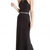 Aspeed Design - Beaded High Halter Evening Gown L1768 - 1 Pc Black In Size XS Available Formal Gowns