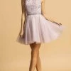 Cocktail Dresses Aspeed Design - Embellished Halter Tulle Cocktail Dress S2095 - 1 Pc Mauve In Size M Available