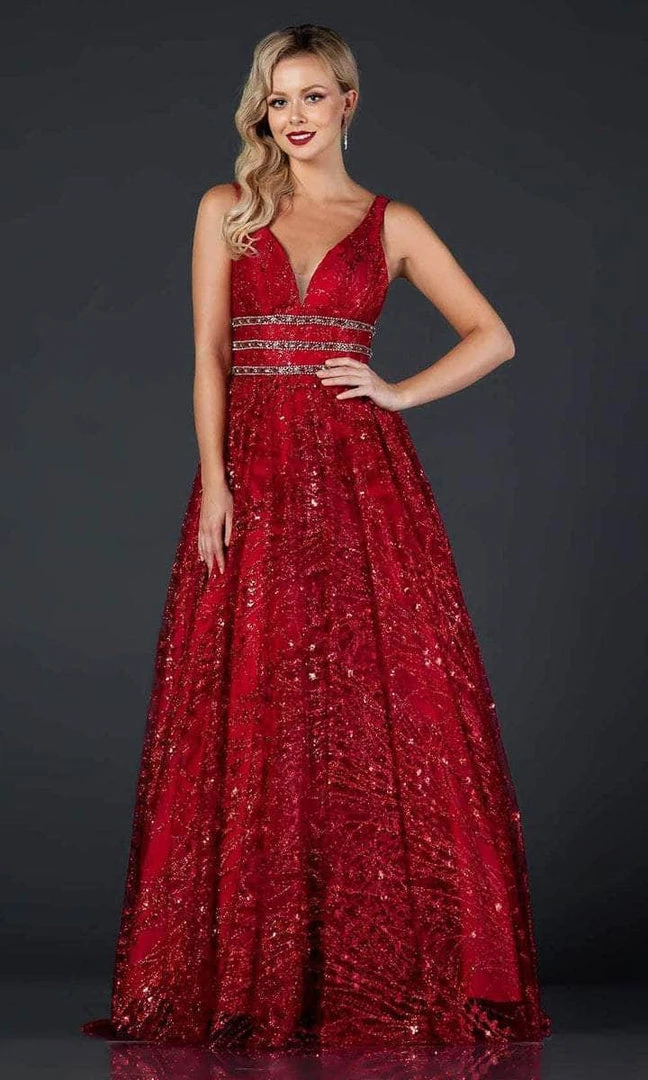 Aspeed Design - L2149 Sleeveless Plunging V-neck Long Gown Formal Gowns 4 Aspeed Design - L2149 Sleeveless Plunging V-neck Long Gown Formal Gowns