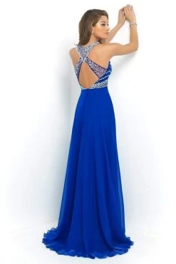 Blush By Alexia Designs Blush - 10001 Jewel Embellished With Diamond Cutout Back Gown Formal Gowns