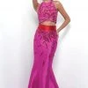 Blush By Alexia Designs - 11319 Jewel Toned Jewel Mikado Trumpet Gown