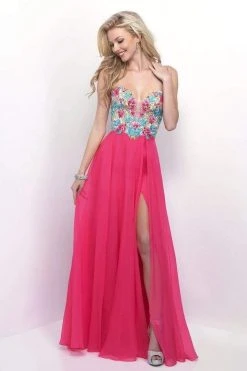 Formal Gowns Blush By Alexia Designs - 11350 Sweetheart Chiffon A-Line Dress
