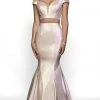 Blush By Alexia Designs - 11714 Two-Piece Metallic Mermaid Gown Formal Gowns 2 Blush By Alexia Designs - 11714 Two-Piece Metallic Mermaid Gown Formal Gowns