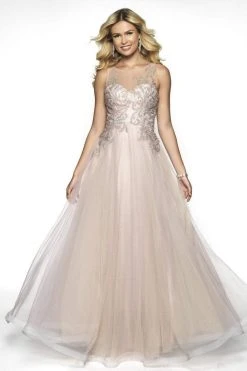 Blush By Alexia Designs - 11729 Beaded Illusion Jewel A-line Dress Formal Gowns