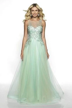 Blush By Alexia Designs - 11729 Beaded Illusion Jewel A-line Dress Formal Gowns