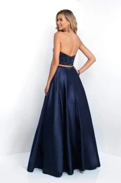 Formal Gowns Blush By Alexia Designs - 5660 Embellished Strapless A-line Dress