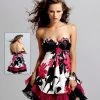 Cocktail Dresses Blush By Alexia Designs - 9033 Strapless Floral Cocktail Dress