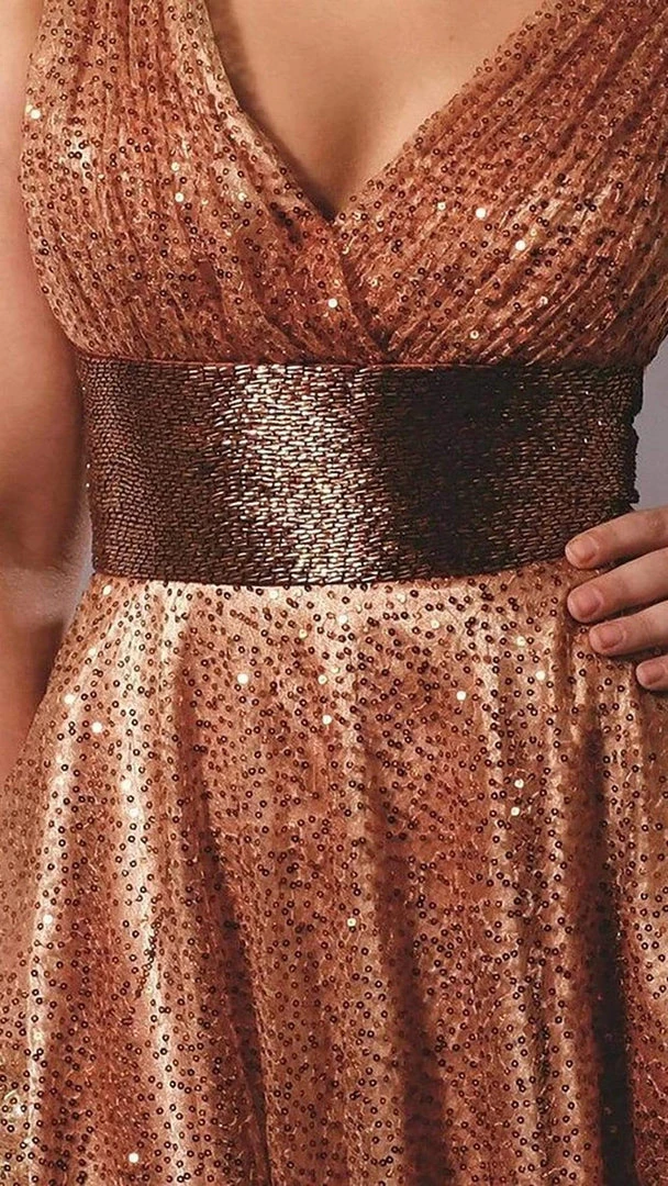 Blush By Alexia Designs - 9131 Sparkling V-Neck Cocktail Dress Cocktail Dresses 4 Blush By Alexia Designs - 9131 Sparkling V-Neck Cocktail Dress Cocktail Dresses