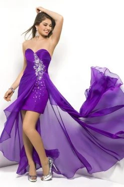 Blush By Alexia Designs - 9315 Sparkling Sweetheart Fitted Mini Dress