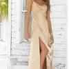 Formal Gowns Blush By Alexia Designs - 9326 Sleeveless Pleated Long Gown With Slit 2 Formal Gowns Blush By Alexia Designs - 9326 Sleeveless Pleated Long Gown With Slit
