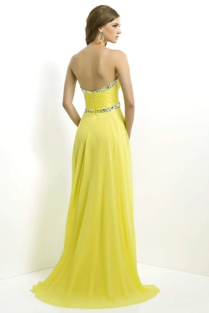 Blush By Alexia Designs - 9763 Shirred Sweetheart Chiffon A-Line Gown 4 Blush By Alexia Designs - 9763 Shirred Sweetheart Chiffon A-Line Gown