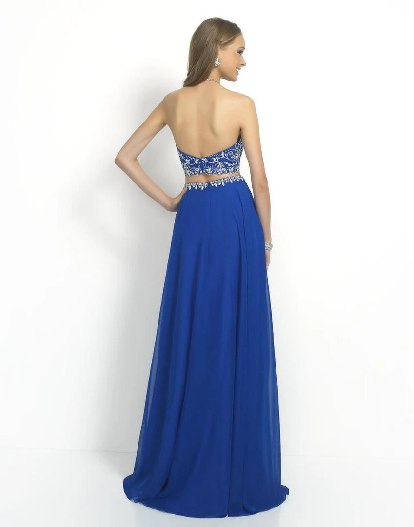 Blush By Alexia Designs - 9935 Two Piece Halter Long Gown Formal Gowns 6 Blush By Alexia Designs - 9935 Two Piece Halter Long Gown Formal Gowns