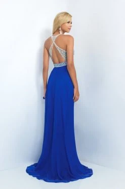 Blush By Alexia Designs - Beaded Halter Neck Chiffon Gown 11052 Formal Gowns 11 Blush By Alexia Designs - Beaded Halter Neck Chiffon Gown 11052 Formal Gowns