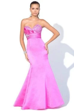 Blush By Alexia Designs - Beaded Sweetheart Satin Trumpet Gown 9304 7 Blush By Alexia Designs - Beaded Sweetheart Satin Trumpet Gown 9304