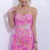 Blush By Alexia Designs - Beaded Sweetheart Sheath Dress X152 2 Blush By Alexia Designs - Beaded Sweetheart Sheath Dress X152