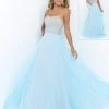 Blush By Alexia Designs - Bejeweled Sweetheart Chiffon Gown X207 1 Blush By Alexia Designs - Bejeweled Sweetheart Chiffon Gown X207