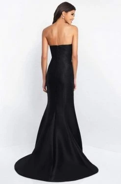 Formal Gowns Blush By Alexia Designs - C1016 Beaded Flower Accented Mermaid Dress