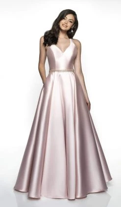 Blush By Alexia Designs - C2056 Bead Embellished A-Line Gown