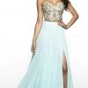 Formal Gowns Blush By Alexia Designs - C2089 Two Piece Beaded Strapless Gown