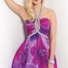 Cocktail Dresses Blush By Alexia Designs - Floral Printed Cocktail Dress 9409