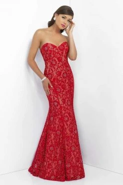 Blush By Alexia Designs - Laced Sweetheart Trumpet Dress 11110 Formal Gowns