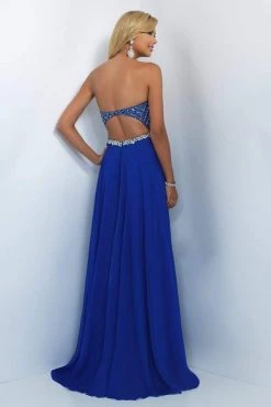 Formal Gowns Blush By Alexia Designs - Lovely Crystal Encrusted A-Line Gown 11050