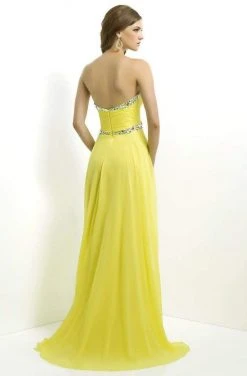 Blush By Alexia Designs - Shirred Sweetheart Chiffon A-Line Gown 9763