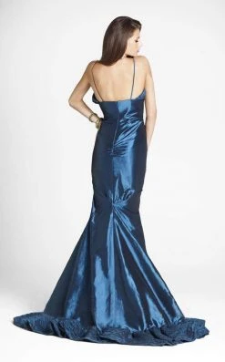 Formal Gowns Blush By Alexia Designs - Sleeveless Ruffled Evening Gown P017