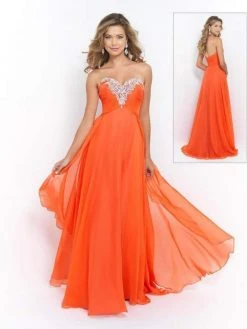 Formal Gowns Blush By Alexia Designs - Strapless Pleated A-Line Evening Dress X236